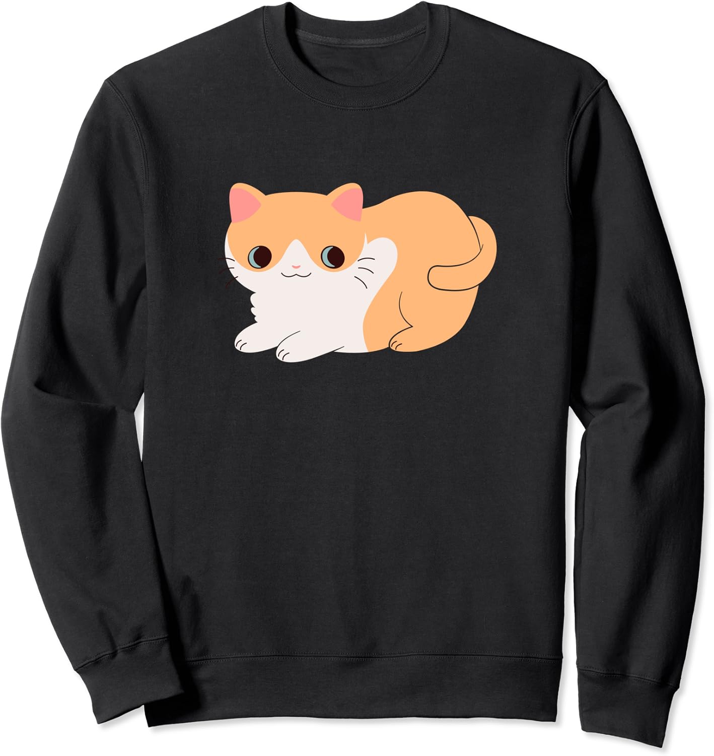 Cat Animal Cat Sweatshirt Amazon.co.uk Fashion